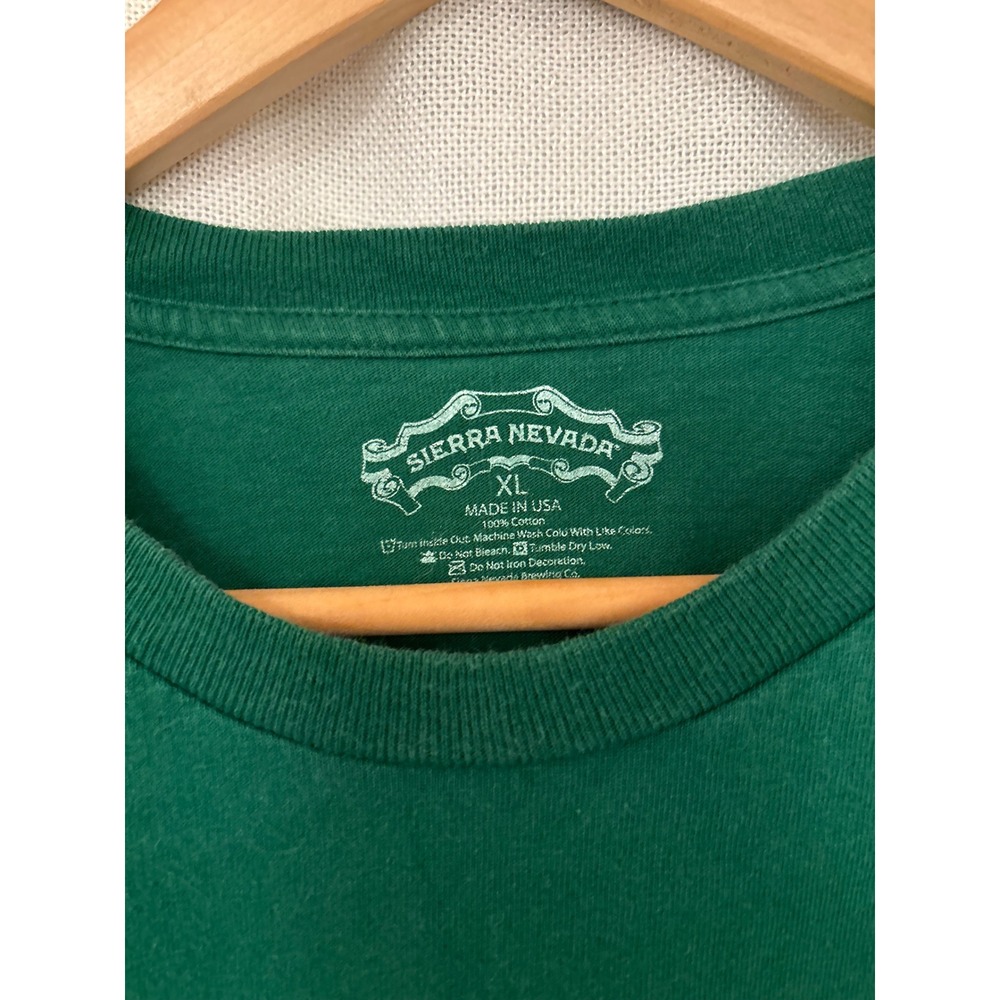 Sierra Nevada Torpedo Extra IPA Beer Graphic T-Shirt Green Mens XL Made in USA - Picture 3 of 5